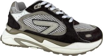 HUB Slam Sneaker - Dames - Sneakers - Bruin - 37 EU - Leer - Schoenen