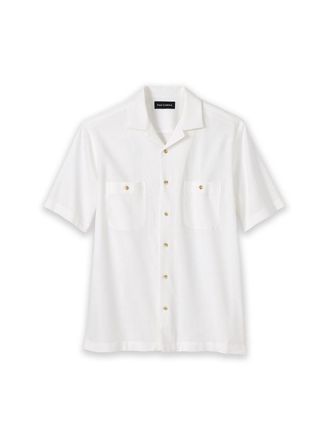 Paul Fredrick Linen Blend Solid Casual Shirt