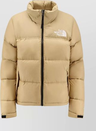 The North Face modern quilted blazer high collar