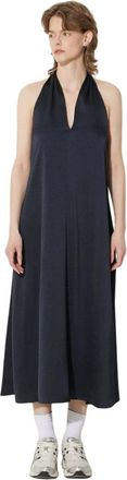 Sams&oslash;e & Sams&oslash;e Maxi Jurk - Dames - Casual kleedjes - Blauw - S - Polyester - Kleedjes