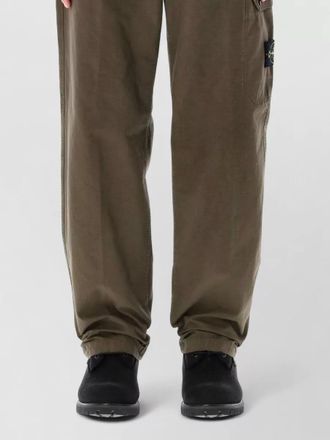 Stone Island urban cargo trousers ripstop cotton pockets