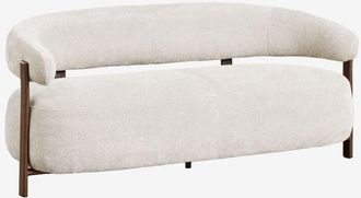 Sklum Sof&aacute; De 2 Plazas En Tela Chenilla Y Hierro Jolie Sklum