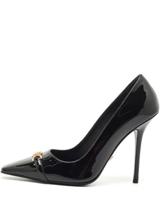 Versace Leren pumps - Zwart