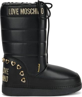 Love Moschino Ja 24132 Ski Boot - Dames - Winterlaarzen - Zwart - 41 EU - Leer - Schoenen
