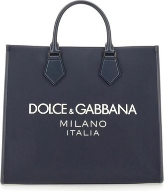 Dolce & Gabbana Grote Nylon Shopper - Heren - Shoppers - Blauw - ONE Size - Nylon - Tassen