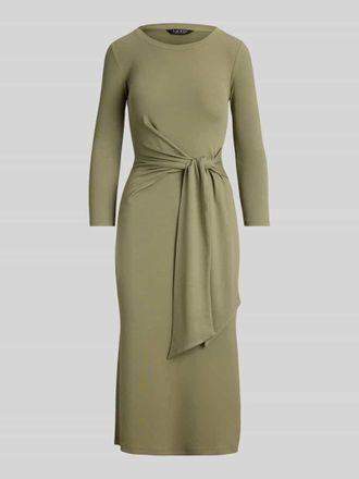 Lauren Ralph Lauren Slim Fit Freizeitkleid aus Baumwoll-Mix Modell IMALAH in Khaki, Gr&ouml;&szlig;e XXL