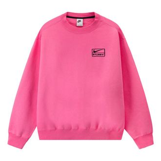 Nike x Stussy NRG Washed Fleece Crew Lotus Pink DO5310-670