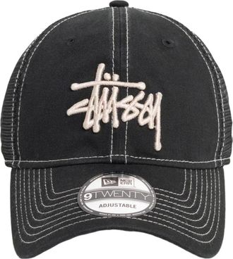 St&uuml;ssy 9Twenty Washed Basic Trucker Black 1311164-BLAC