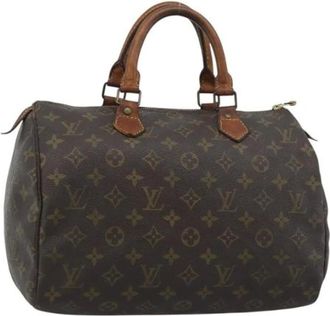 Louis Vuitton Vintage, unisex, Bruin, ONE Size, Leer, Pre-owned Alma Handbag