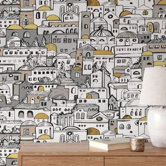 Wallpapers4Beginners Wallpapers4beginners - Carta da Parati Paesaggio Rurale in Fogli di Carta, 250x200cm