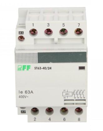 OEM Contactor Modular 63a 4z 0r 24v Ca St63-40-24v