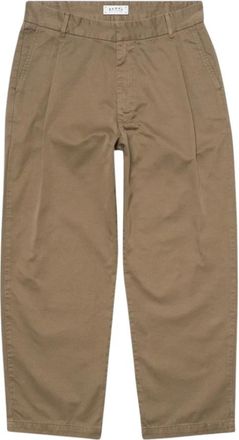 Edwin Solan Pant - Heren - Wijde Broeken - Beige - S - Katoen - Broeken