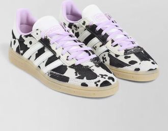 adidas calf hair leather low-top sneakers