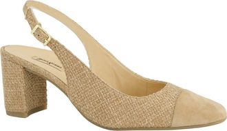 Paul Green Dallas Slingback Cap Toe Pump in Dakar Grace Suede at Nordstrom, Size 10.5Us