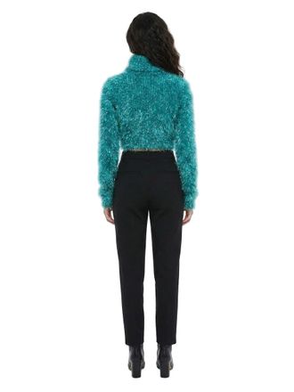 Dolce & Gabbana Womens Blue Polyamide Turtleneck Clothing