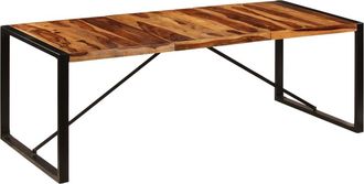 vidaXL Mesa De Comedor 220x100x75 Cm Madera Maciza De Acacia Vidaxl