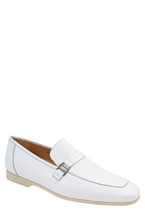 Mezlan Alarcon Apron Toe Loafer in White at Nordstrom, Size 11.5