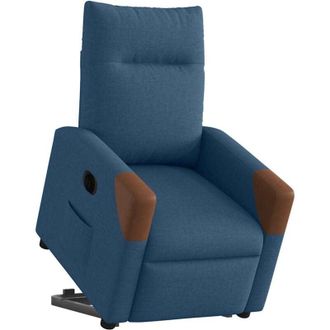 vidaXL Vidaxl - Sill&oacute;n El&eacute;ctrico Reclinable Elevable De Tela Azul