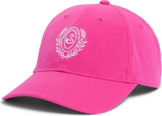 Swannies Emblem Snapback Baseball Cap in Raspberry at Nordstrom
