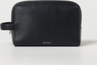 Paul Smith Beauty case in pelle saffiano Paul Smith