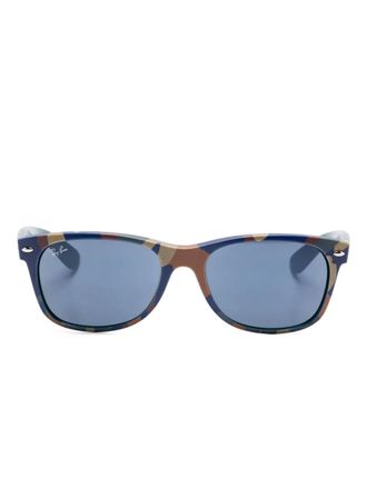Ray-Ban New Wayfarer sunglasses - unisex - Acetate - 55 - Blue