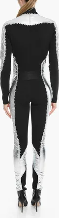 Philipp Plein Jumpsuit da Scii GOTHIC con Applicazione Cristalli Philipp Plein