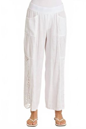 Xcvi Astro Crochet Pant In White