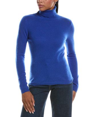 Fort&eacute; Cashmere Basic Turtleneck 100% Cashmere Pullover