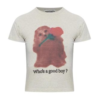 Carne Bollente Dames, Tops, Grijs, Maat: XS Katoen