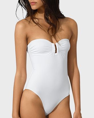 Eres Cassiopee Strapless U-Hardware One-Piece Swimsuit