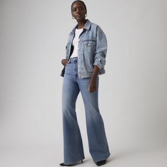 Levi's Ribcage Bell Jeans - Womens - 24X30 - Blue