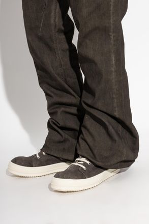 Rick Owens High-top Sports Shoes Vegan Sneaks, Mens, Grey