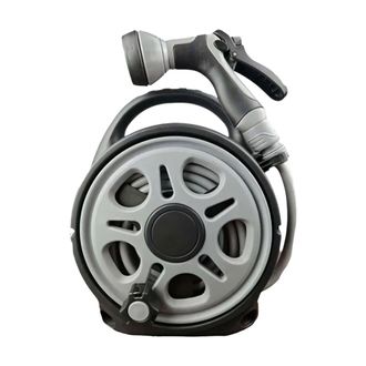 OEM Manguera De Jard&iacute;n De 16 M, 14 Mm De Di&aacute;metro - Gris Claro