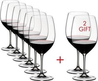 Riedel Vinum Cabernet Sauvignon/Merlot Glass Set in Clear at Nordstrom