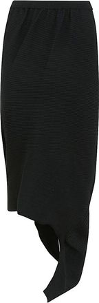 Issey Miyake Rokken, Dames, Blauw, M, Polyester, Aerate Midi Rok