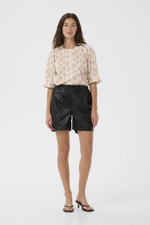 Culture Leren short CUbit Leren short Casual fit