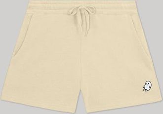 Dalix Womens Ghost Midweight Washed Fleece Shorts in Bone at Nordstrom, Size Xx-Large