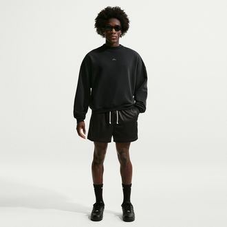 Nike Mens Standard Issue 5 Practice Mesh Basketball Shorts in Black | IF1587-010