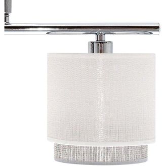 Fabrilamp Fabrilamp - Lampara Kenya 2xe14 Blanca/gris