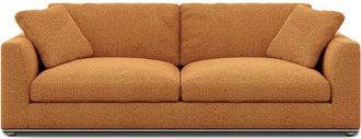 Castlery Hamilton Sofa Customized, Performance Boucle, Rust, Spill Resistant, Removable Covers for Sofas by Castlery