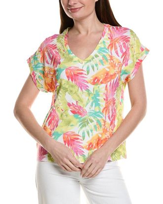 Tommy Bahama Kauai Tropicana Isles Linen-Blend T-Shirt