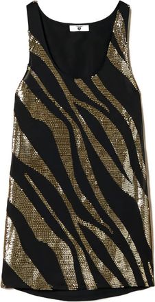 Twin-Set Top con paillettes - Nero