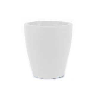 tomasucci Florero para exterior/interior SUNSET 30 WHITE - NEW GARDEN, blanco