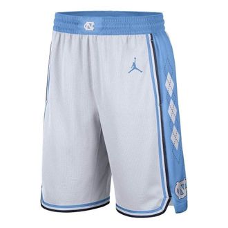 Air Jordan North Carolina Tar Heels Replica Team Basketball Shorts White Blue CD3169-100