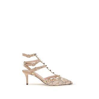 Valentino Garavani Multicolor Polyamide Platform Womens Pumps