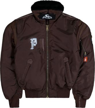 Prototypes Bomber con effetto spray - Marrone