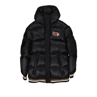 Herno Winter Jackets, male, Black, Size: 2XL Down Bomber Jacket