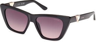Guess GU00139 01B Womens Sunglasses Black Size 53