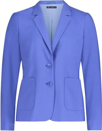 Betty Barclay Jassen, Dames, Blauw, 4Xl, Leer, Tailored Blazer