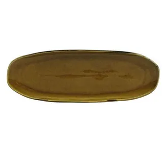 Porto Brasil Shallow Organic Oval Platter Large Set of 4 in Amber at Nordstrom